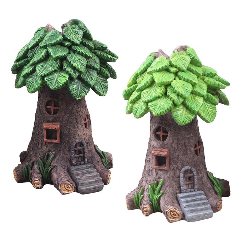 Miniature Tree Fairy House Versatile Underwater Supplies Aquarium Decoration