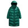 Diamond Series American Outdoor Warm Soft Comfortable Windproof Waterproof Cold Resistant Hooded Loose Fit Long Down Jacket L424U269-001Z