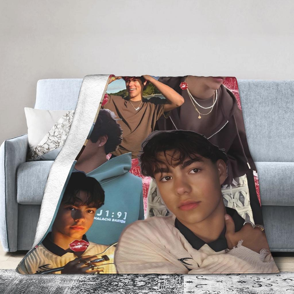 Pătură Pufoasă Malachi Bartons Copii Pătură Subțire din Flanelă Pentru Canapea Scaun Design Super Moale Calitate Cearșaf de Pat Cadou de Ziua de Naștere