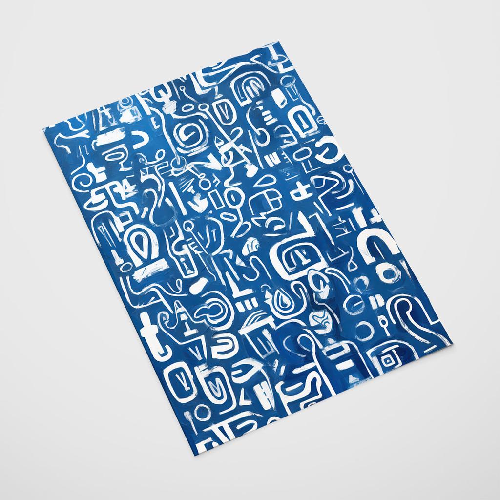 Poster Blue Paintings