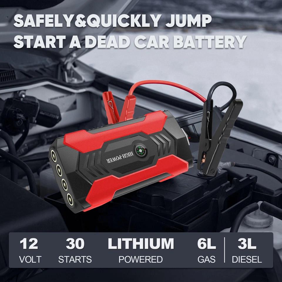 

Автомобильный пусковое устройство 28000 Зарядное устройство Аккумулятор Аварийный блок питания Бустер для запуска 12В бензиновых и дизельных автомобилей United States