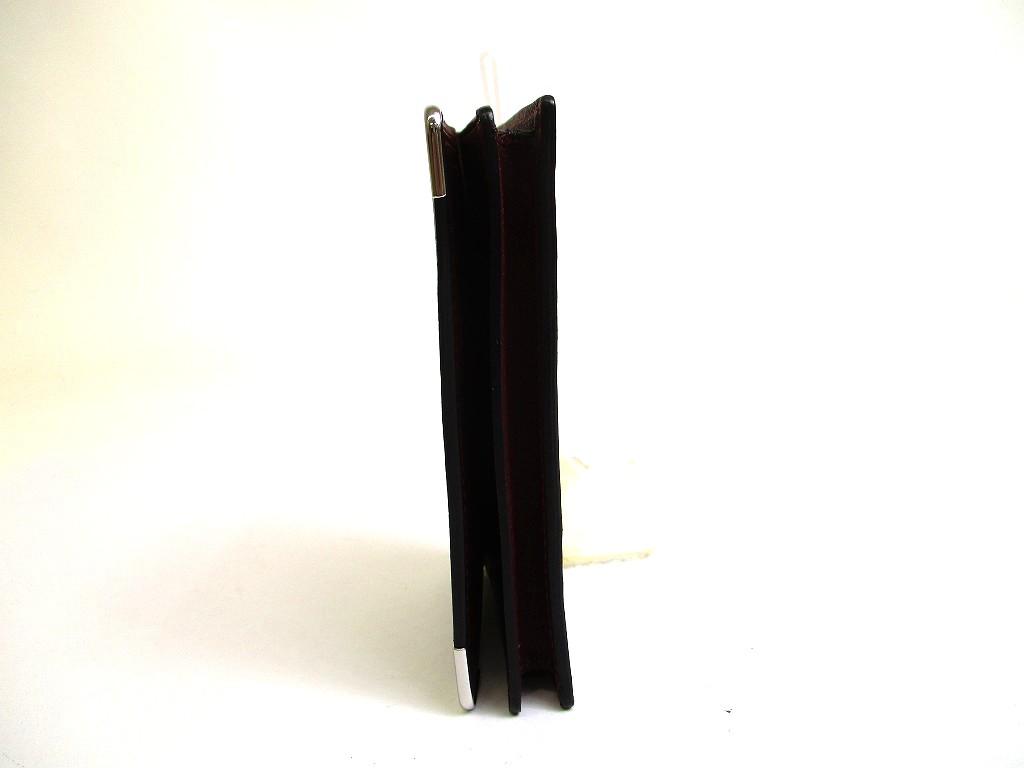 Authentic Cartier Must De Cartier Black Leather Card Holder #b096  Open Box