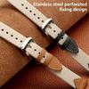 Classical Leather & Nylon Band Secure & Fashionable Watch Band Composite Weave Smartwatch Strap for GT5 18mm Interfaces 
