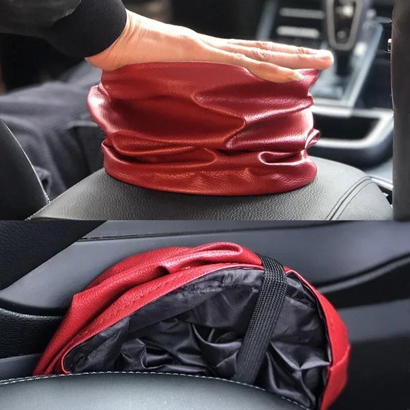 Baby Diaper Pail Foldable Car Storage Bag Waste Container Waterproof Auto Portable Organizer Box Baby Stroller Foldable Bucket