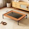 Summer breathable pet marching bed, moisture resistant off the ground, cat and dog beds, small and medium-sized dog beds