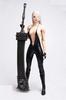 [TOYBARJAPAN] 16 Scale Action Figure TYM044 Beautiful Woman In Black Leather-Like Sexy Tactical Suit (Body, Head, Weapons, Wrists, and Boots Not