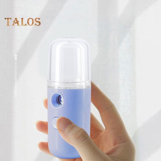 Mini Travel Steamer Cordless Lightweight USB Rechargeable Portable Handheld Steamer for Easy Refill Micro-Particle Mist Skin Hydration