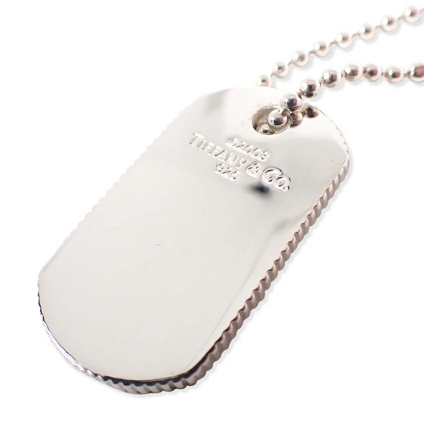 

[Used] TIFFANY 925 tag necklace/pendant/g503-40