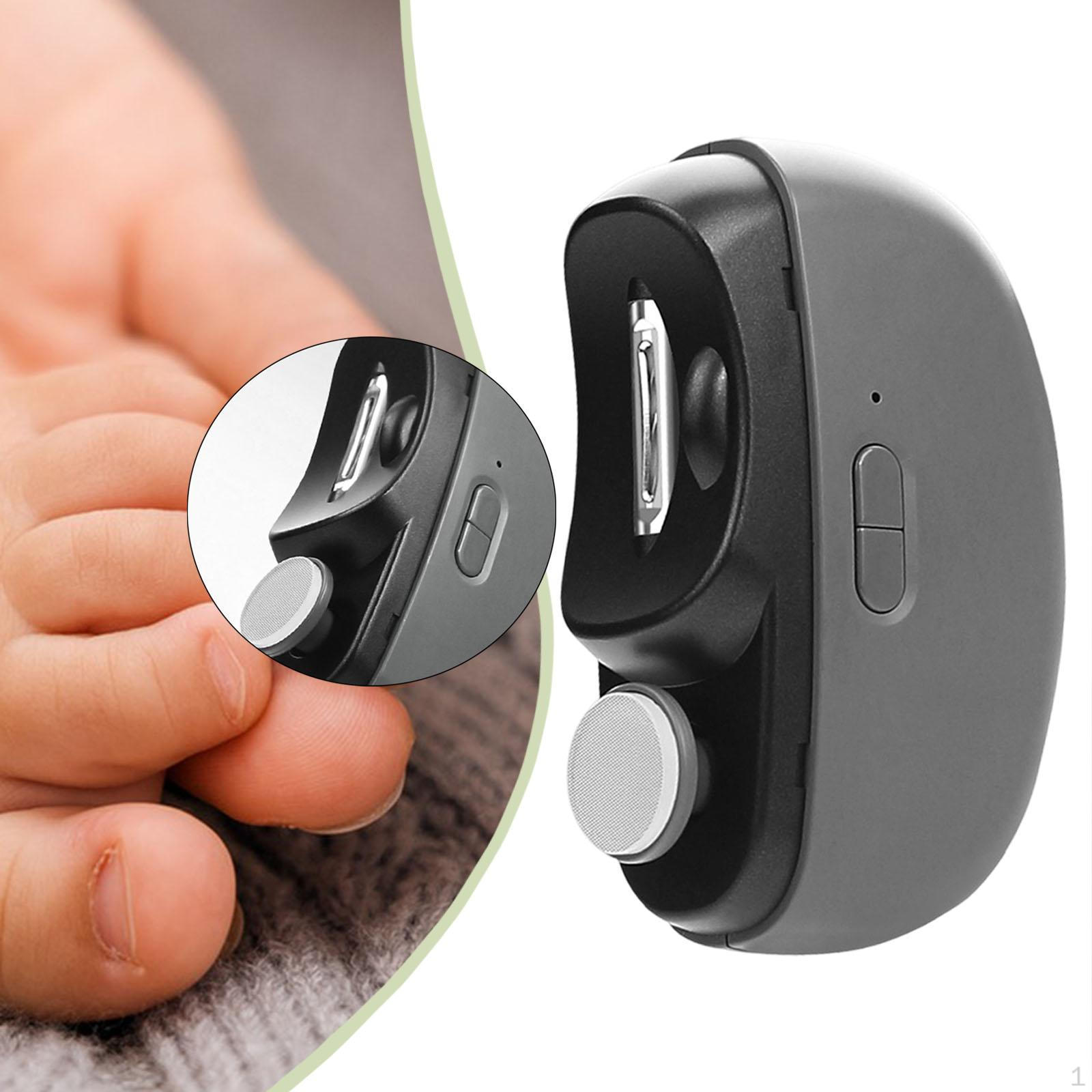 Электрический Автоматический Триммер для Ногтей со Светом Компактный Подарок Простой в Использовании Полировщик для Маникюра