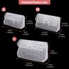 3pcs/set White Weaving Plastic Sheet for DIY Handmake Crochet Hand Bags, Durable Mesh Grids, DIY Knitting Craft Design Template