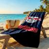 Rb Leipzig Customize Text Beach Towel Quickdry Soft Microfiber Portable For Swimmingbeachcamping Travel Beach Accessoriesgym