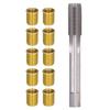 Spark Plug Thread Repair Tool M12x1.25 Insert and M14x1.25 Tap Thread Kit for Gasoline Engines