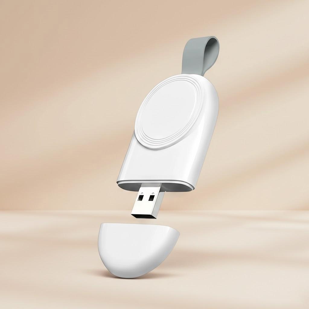 

Portable Wireless Charger for Apple Watch Fast Charging Travel Magnetic Compatible with Apple Watch Ultra Series