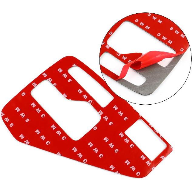 AIRSPEED for Subaru Crosstrek 2024 2025 Impreza 2024 2025 Gear Shift Panel Cover Center Console Soft Carbon Fiber Interior Trim, Black, Style B