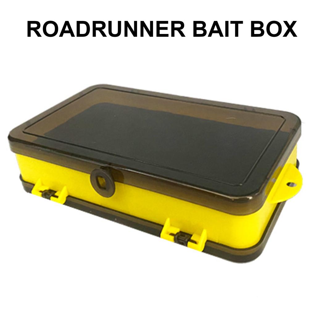 Fishing Lure Box Multifunction Double Sided Fly Lures Container Portable Jig Head Hook Bait Storage Case 5 Compartments