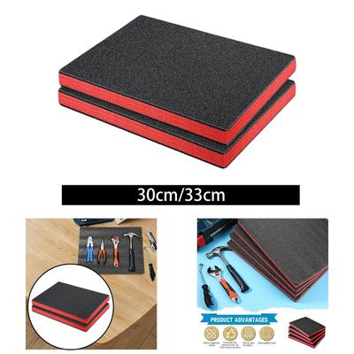 2x Tool Box Foam Inserts Practical Non Slip Professional Epe Foam for Tabletop Miniatures Toolbox Transport Storage Padding