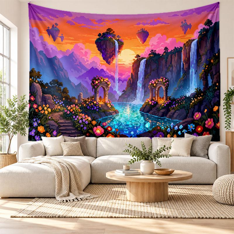 Terraria Wall Tapestry Home Decor Hanging Cloth Art Background Tapestry for Bedroom