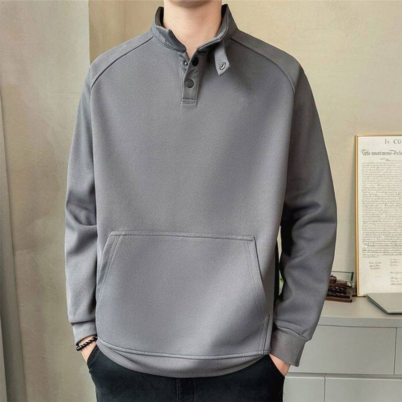 Foreign Trade Surplus Spring and Autumn American-Style Casual Sports Tops Versatile Sweatshirt Men's Loose Long-Sleeve Trendy Brand High-Neck Jacket
