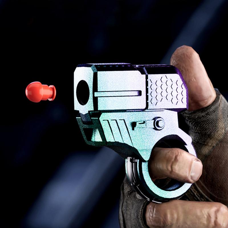 Mini Soft Bullet Shell Ejecting Plastic Toy Gun New Decompression Fidget Spinner Toy For Boys Educational Novelties & Gag Toys