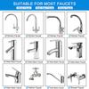 720 Rotatable Tap Aerator Splash-proof Faucet Sprayer Head Splash Tap Head Wash Basin Tap Extender Adapter