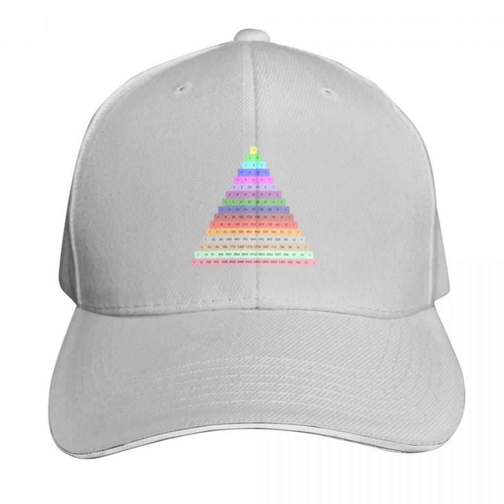 Pascals Triangle Baseball Cap Six Panel Structured Crown Sun Protection Upf 50 Breathable Mesh Back