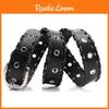 Hiphop Punk Women Pu Belt With Rope Punched Hollow Out Design For Wear Casual