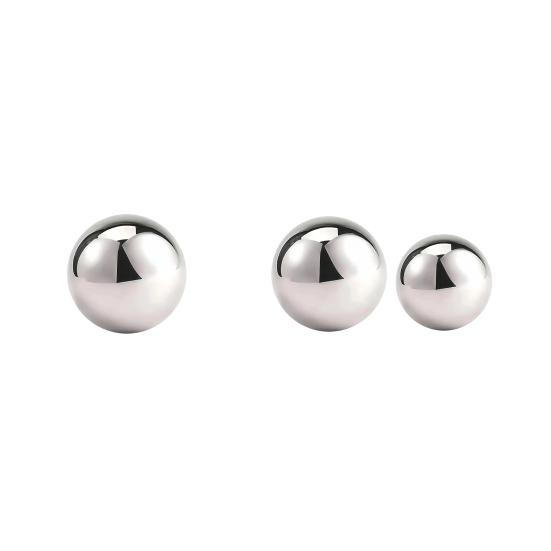 1Pcs Rolling Dough Ball Easy Grip Circular Rolling Ball Stainless Steel Dough Rolling Tool