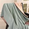 Solid color brocade full matte jacquard blanket soft and comfortable office nap skin-friendly blanket for all seasons