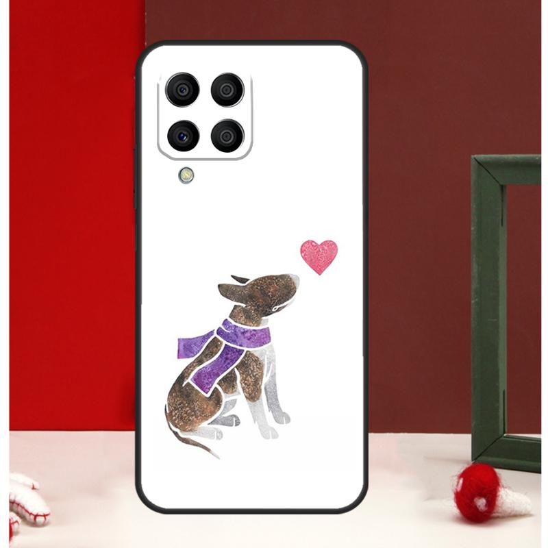 English Bull Terrier Dog Case For Samsung Galaxy M31 M11 M21 M14 M34 M54 M12 M32 M52 M15 M13 M16 M36 M56 M53 M35 M55
