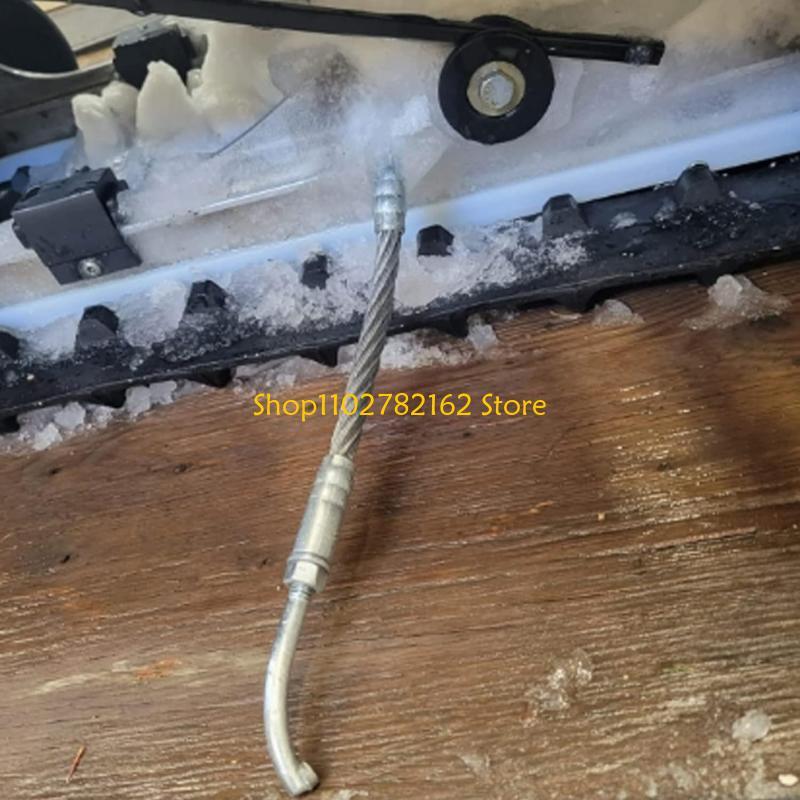 547B Stainless Steel Snowmobile Ice Scratcher For Reverse & Non Reverse Gear