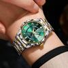 BINBOND Business Men Quartz Watch Rhombus Mirror Original Waterproof Luminous Stainless Steel Clock Male Date Week Wristwatch