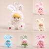 Plush Rabbit Doll Keychain With Pp Cotton Filling For Girls And Women