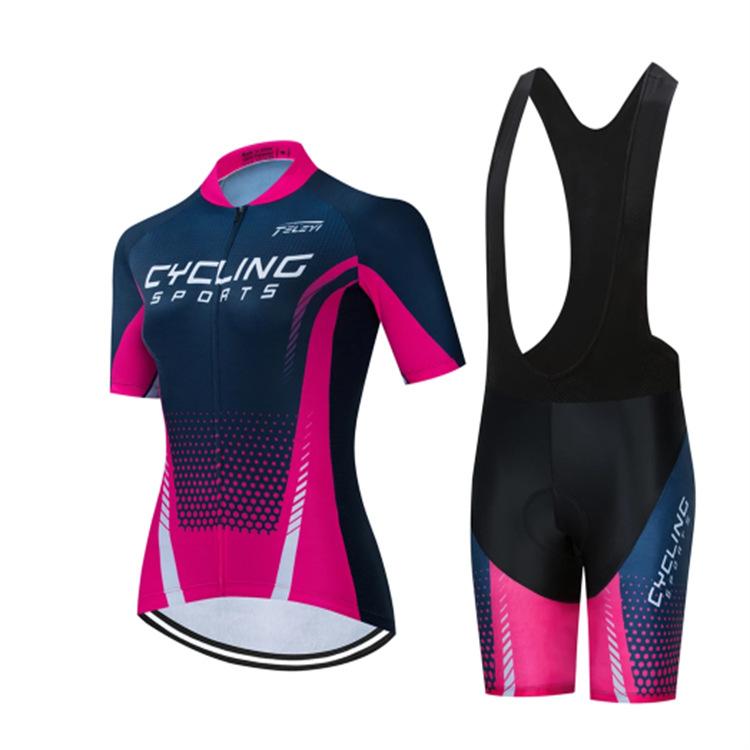 

Велосипедный костюм с коротким рукавом для женщин, профессиональный, велосипедная толстовка, летний принт, гоночная, быстросохнущая одежда, комплекты с шортами M