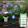 Tuya Zigbee Smart Solar Soil Sensor Tester Planting Moisture Temperature and Humidity Meter IP66 Grade APP Real Monitor Detector