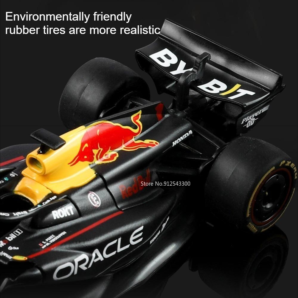 1:43 Scale Oracle Red Bull Verstappen Racing RB19 Car Model Toy Alloy Diecast Racing Cars Models Kids Collectible Ornaments