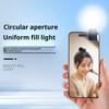 Tragbares Selfie-Licht, superhell, mehrere Beleuchtungsmodi, wiederaufladbar, leichtes LED-Fülllicht im Taschenformat, Zubehör