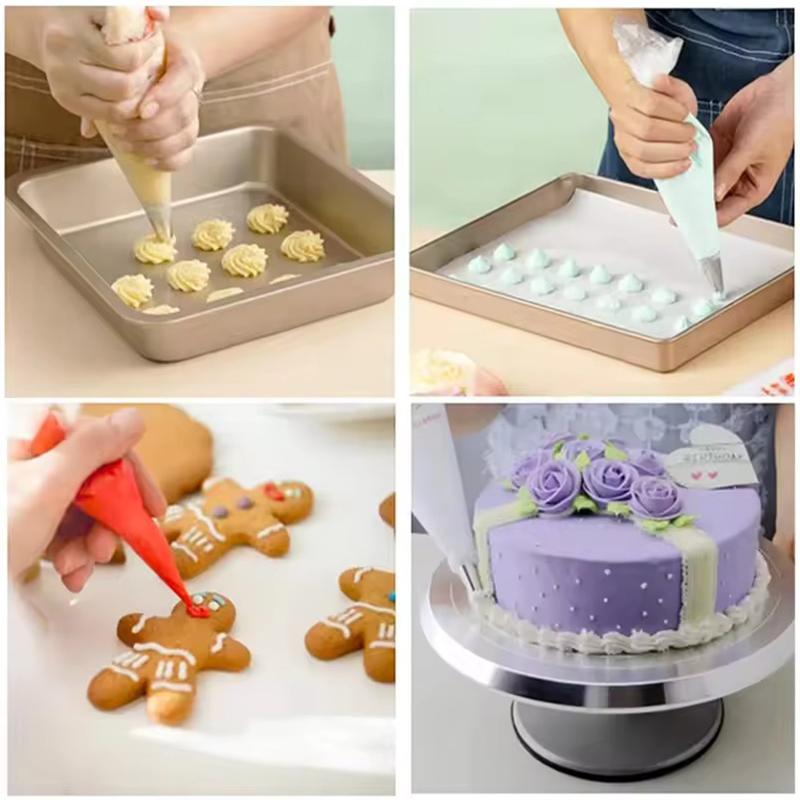 20PCS/Set Disposable Pastry Piping Bag Sleeve 3 Size Available Confectionery Decorating Cream Fondant Shaping Squeezing Tool ZYF
