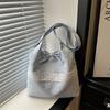 New Bow Lace Large Capacity Tote Bag Fairy Fresh Star Student Underarm Shoulder Bag