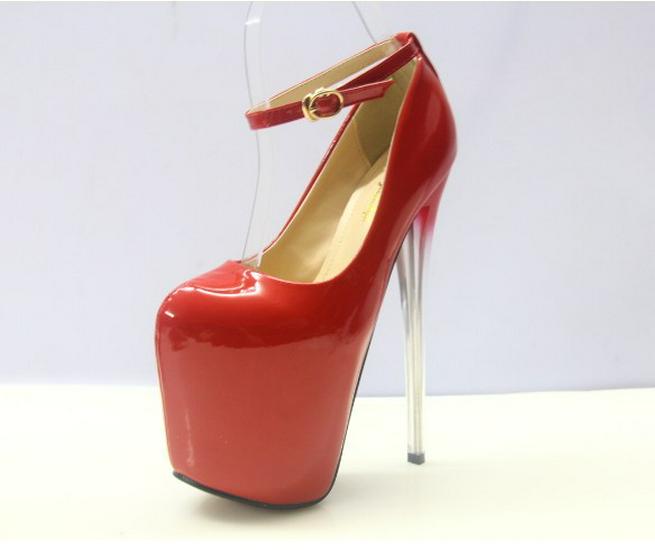 Women's Sky-High Platform Heels: 19-22cm, Sizes 34-46, Round Toe, Multiple Styles