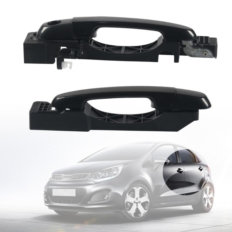 Vehicle Door Handle ABS Replacement Door Handle 82650-1E050 Replacement DIY or Professional Use Suitable for Accent