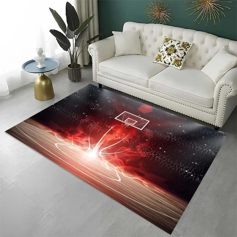 Basketball Pattern Floor Mats Door Decoration Home Living Room Floor Mats