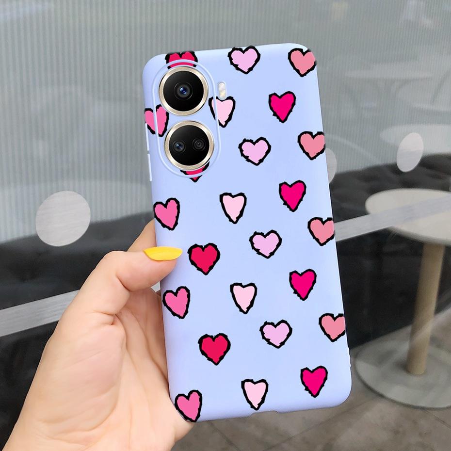 Cute Silicone Case For Huawei Nova 10 SE 2022 Fashion Girl Flower Phone Case For Huawei Nova 10 Pro Nova10 10Pro Soft Back Cover