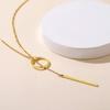Lariat Necklace - CAH7L - Woman - Personalized - Length 73 Mm - Pink Color