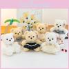 Plush Teddy Bear Toy With Love Heart Pendant And Skirt Decoration For Children