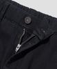 AGOD Vintage Elastic Waist Balloon Denim Pants [Black]