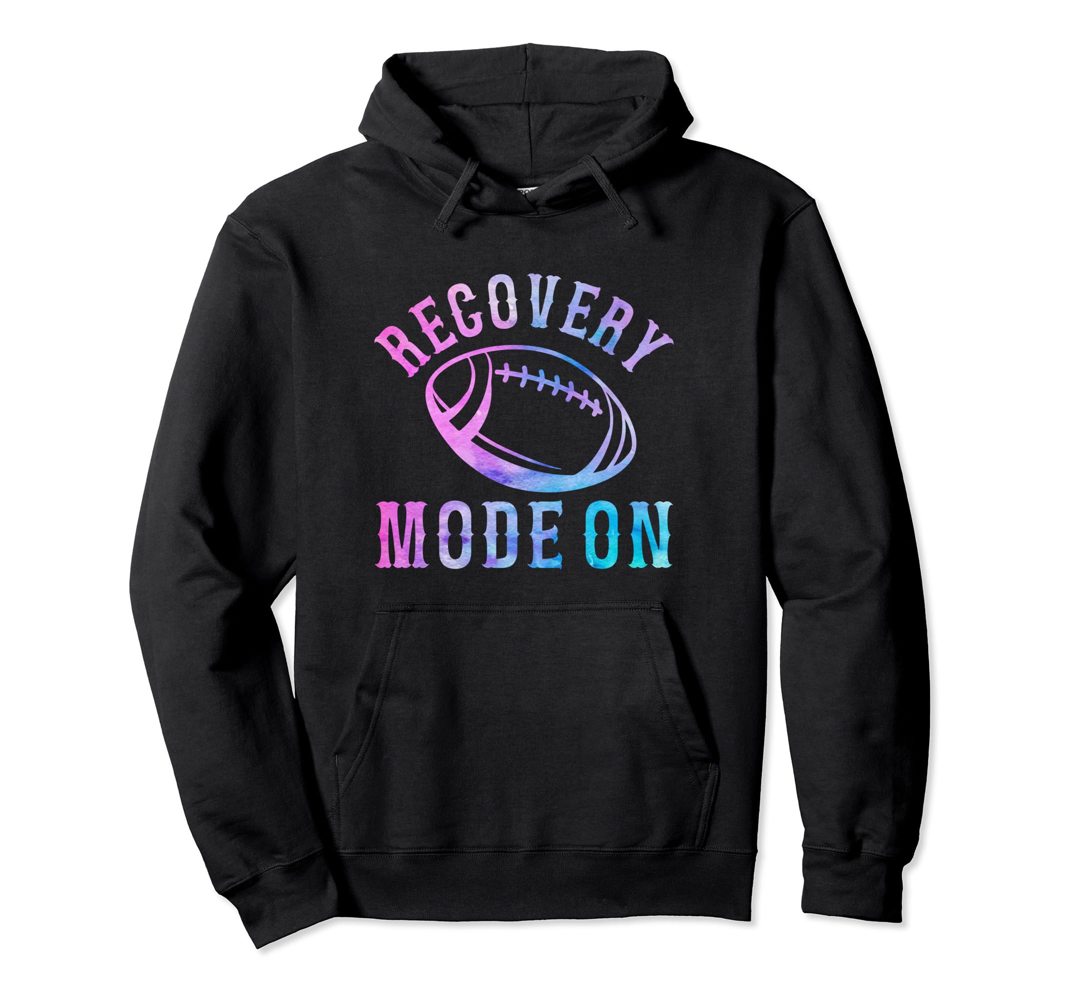 

Recovery Mode On Rugby Quotes Hoodie - чёрный