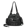 Vintage Mode Vielseitige Handheld Big Bag Handheld Tasche Einzelne Schulter Oblique Straddle frauen Tasche Waschbare Mama der Tasche