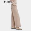 PORTS Women's Autumn/Winter Casual Wool Blend Trousers LT9P029JFF062