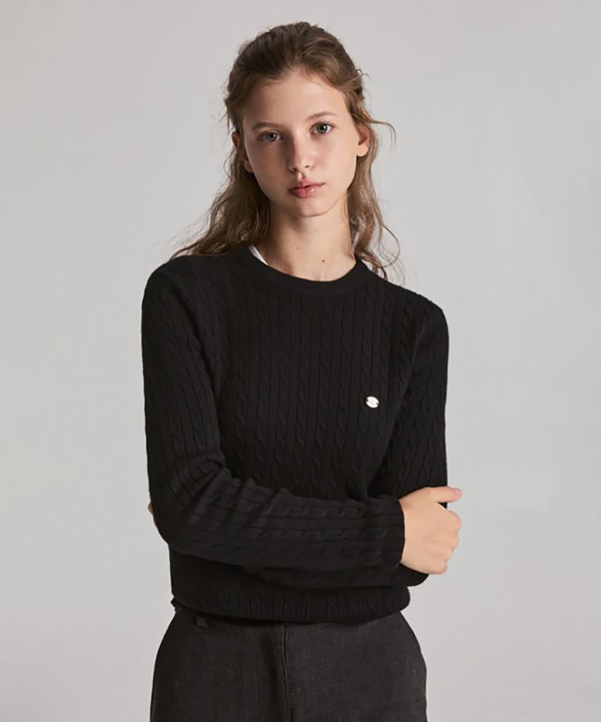 LESATELIER Noah Cable Knit (Black)