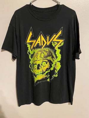 T-shirt Uomo Sadus Band Album Nero e Verde 100% Cotone Maglietta Top dalla S alla 5XL 2F1706